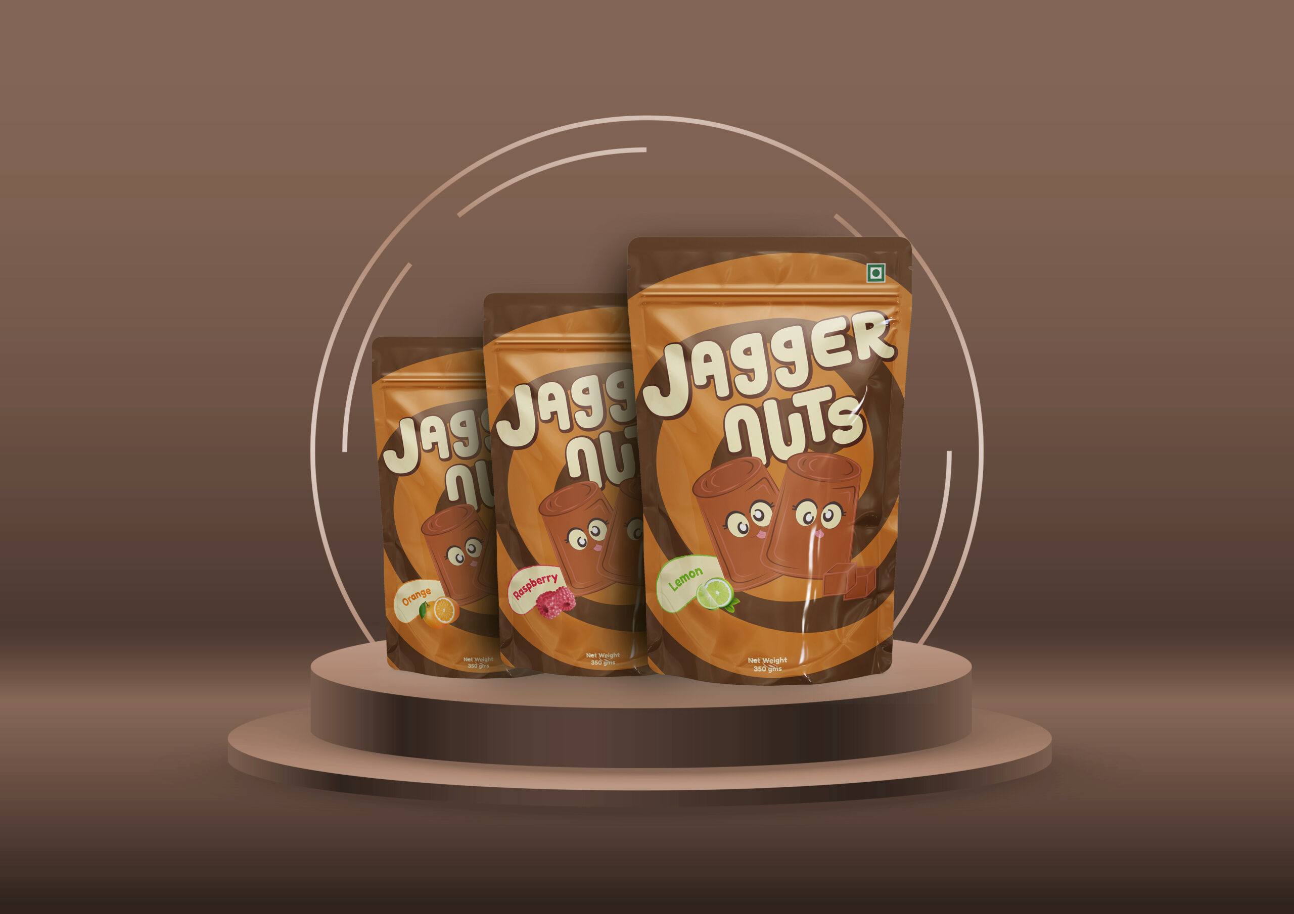 Jagger Nuts mockup Jagger Nuts mockup